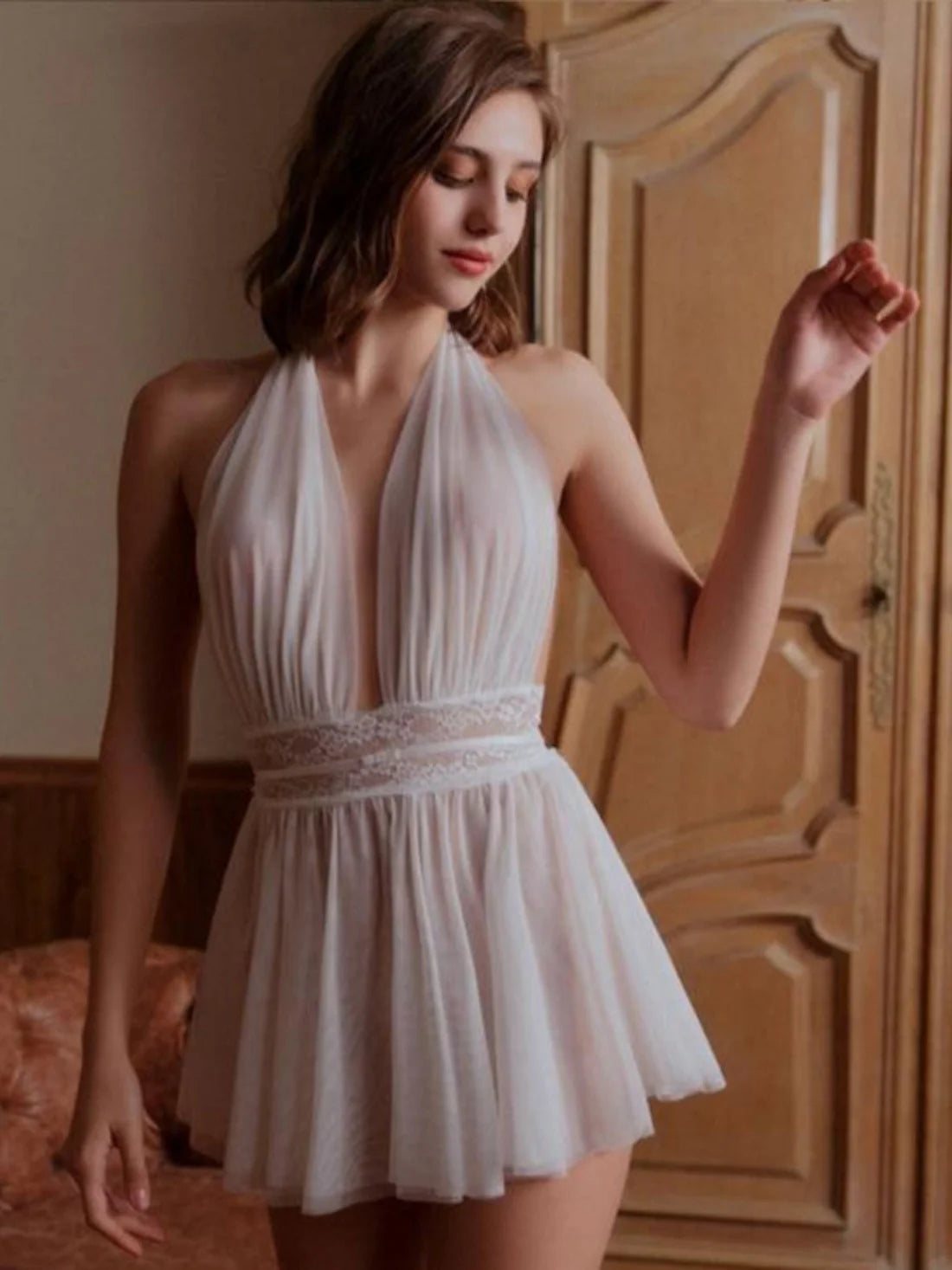 Mila Backless Babydoll Dress