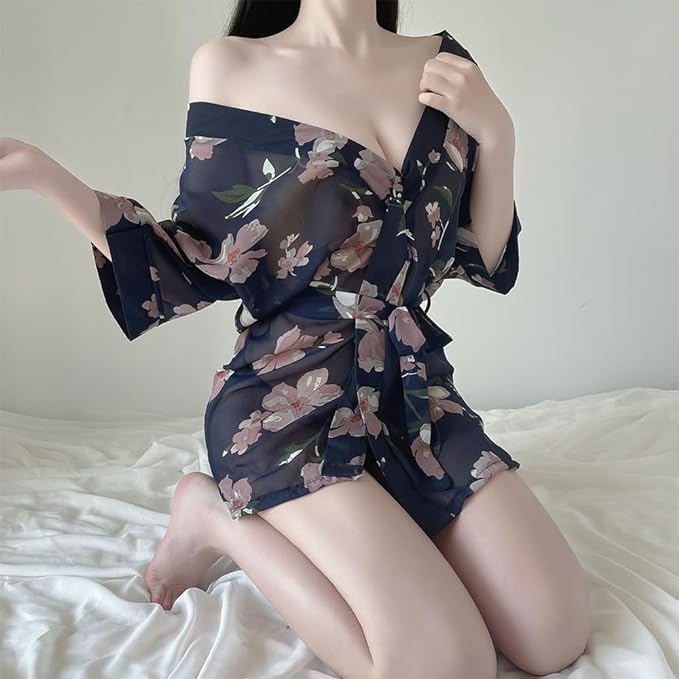 Myla Kimono Mini Dress Nightgown