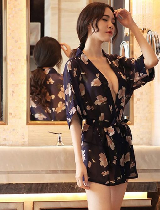 Myla Kimono Mini Dress Nightgown