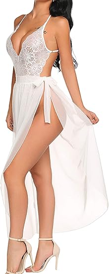 Kylo Women One Piece Lingerie with Mesh Skirt