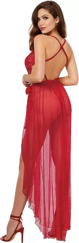 Kylo Women One Piece Lingerie with Mesh Skirt