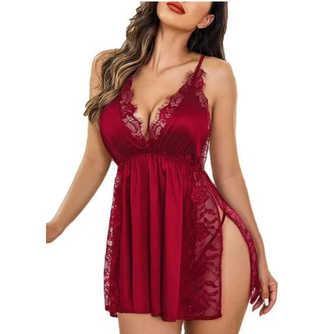 LL Babydoll Dress Lingerie Set Two Piece