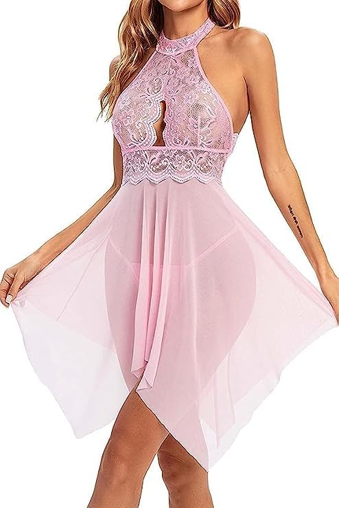 LL Two Piece Baby doll Dress Intimate Lingerie Set